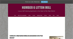 Desktop Screenshot of peakdistrictholidayhomes.com